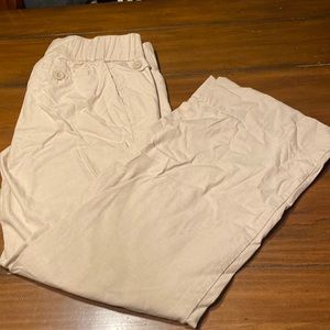 Liz Lange khaki maternity slacks size 6